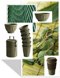 Bambus skål, Olive, Large - Nordal