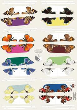 (CH1) Butterfly Hearts - Sommerfuglehjerter