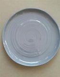 Plate, Ceramic, Brown/Plaum - Ø 37 cm - Jeanne d' Arc Living